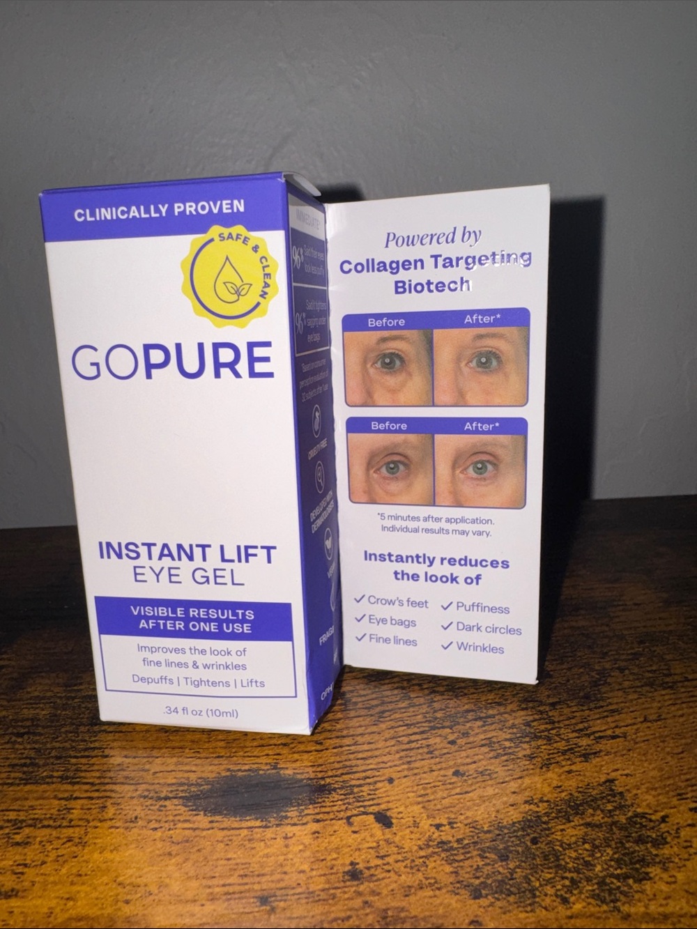 GoPure Instant Lift Eye Gel -